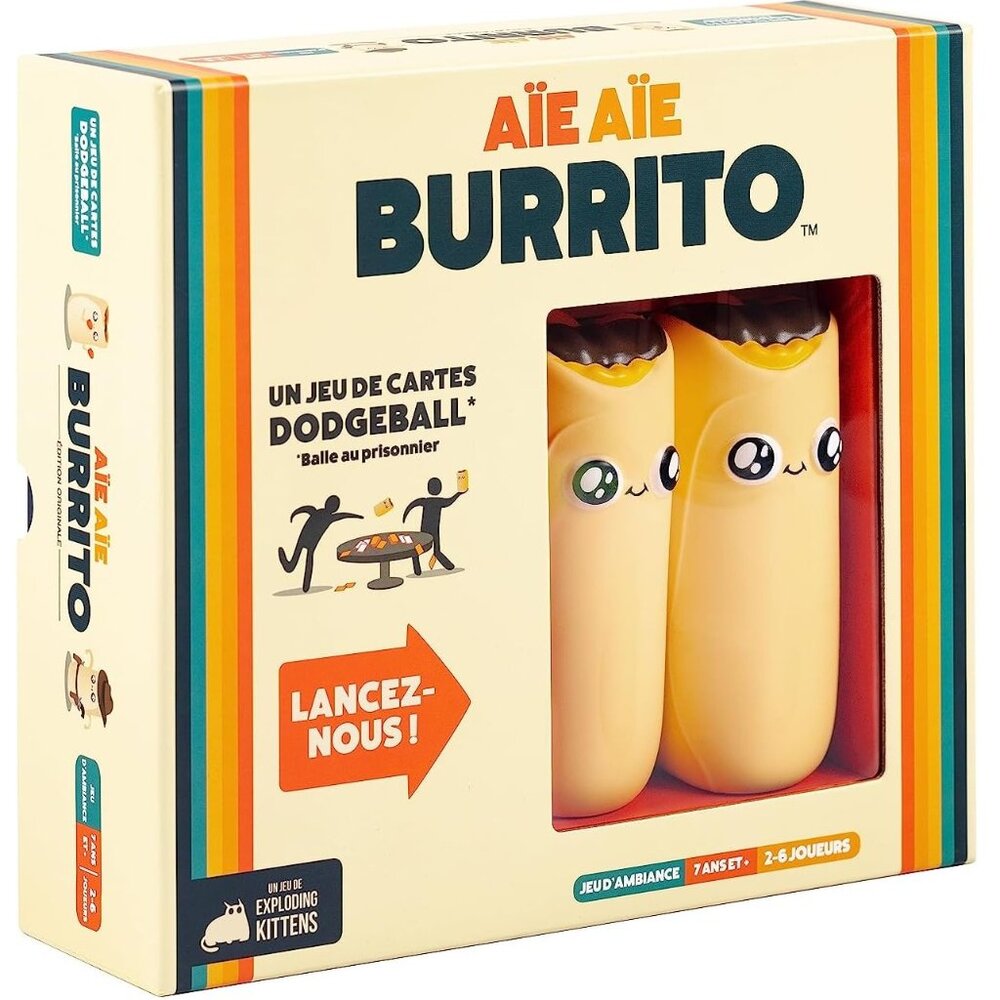 3/$88❤️new JEU AÏE AÏE BURRITO French Version Throw Throw Burrito action game